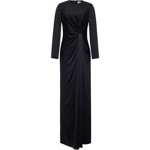 Adam Lippes abito lungo salome - nero