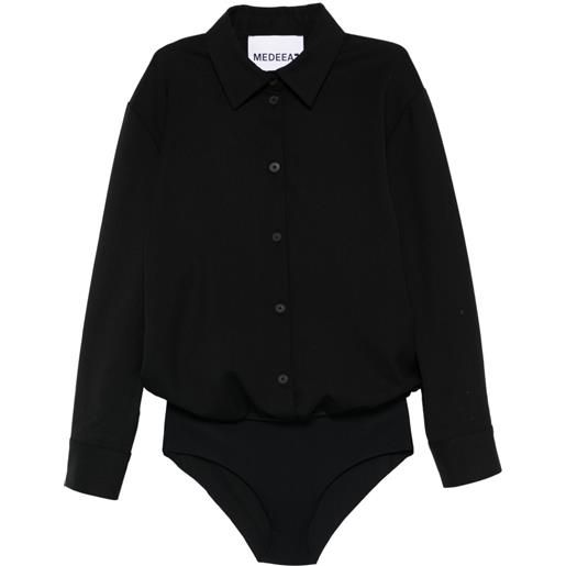MEDEEA body con bottoni - nero