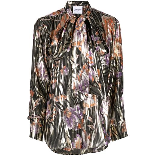 Hayley Menzies camicia con fiocco - multicolore