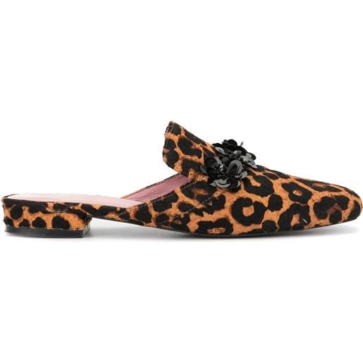 Macgraw mocassini margot leopardati - marrone