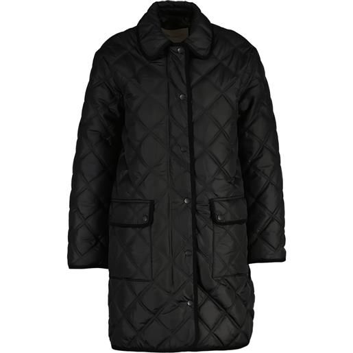 Gant cappotto con bordo a coste - nero