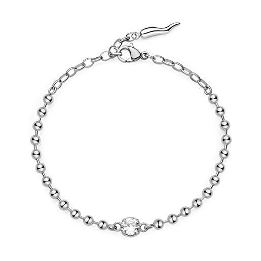 Brosway Bracciale Donna Desideri – Acciaio 304 Con Stella E Zirconi – BEI045 – Regalo Per Lei