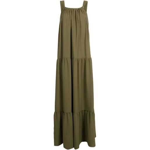 Olympiah abito lungo flow - verde