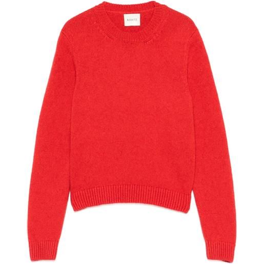 KHAITE maglione leta - rosso