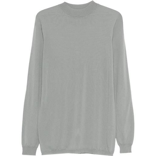Rick Owens top girocollo level lupetto - grigio