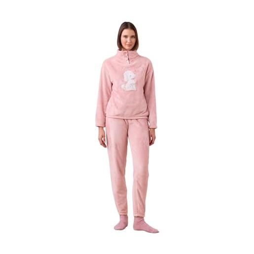 Pigiama Da Donna DHRUVI TRENDZ - Kurta E Pantaloni In Rayon, Rosa, Taglia 44 - Set Abbigliamento Notte E Relax
