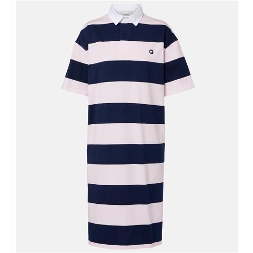 Coperni abito polo in cotone a righe