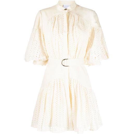 Acler abito con maniche a palloncino moore - toni neutri