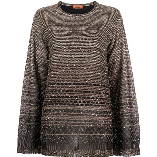 Missoni maglione girocollo - nero