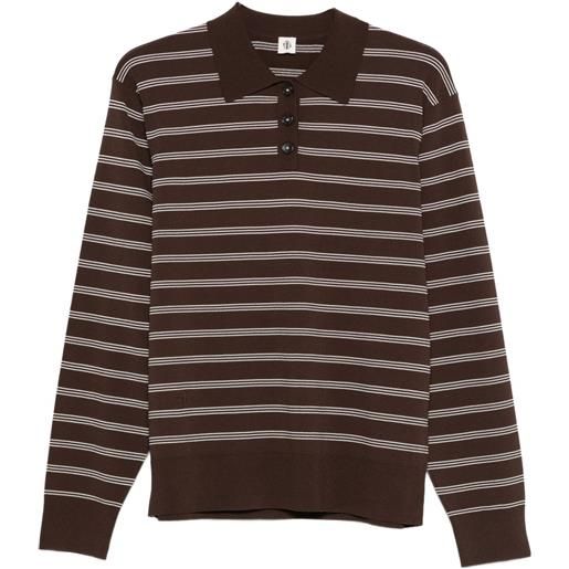The Garment polo madison a righe - marrone