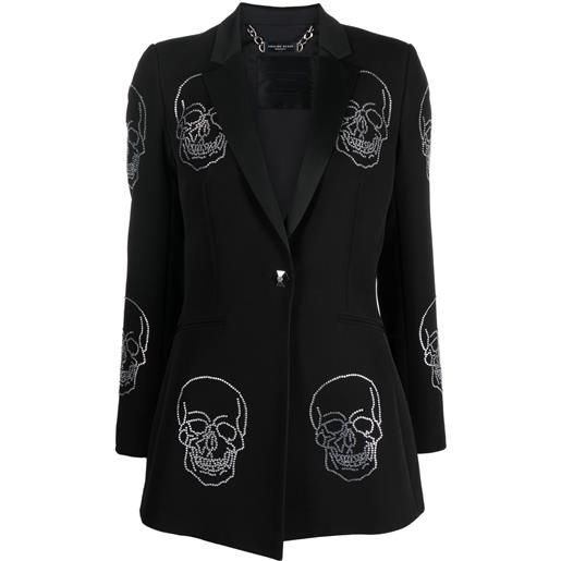 Philipp Plein cappotto monopetto - nero