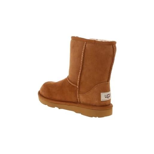 UGG classic ii stivali classici da unisex - bambini e ragazzi, marrone chestnut, 22 eu