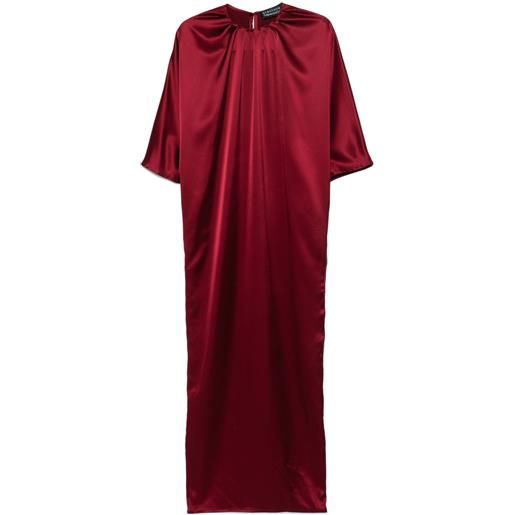 Gianluca Capannolo abito lungo glenn - rosso