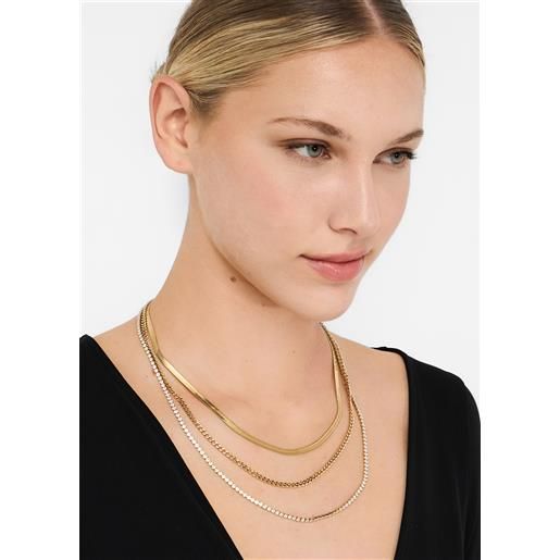 LIUJO liu jo collana multifilo, oro