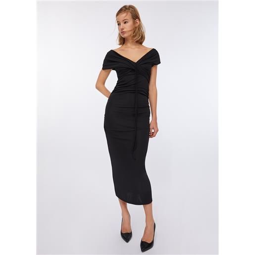 LIUJO liu jo abito in jersey, nero