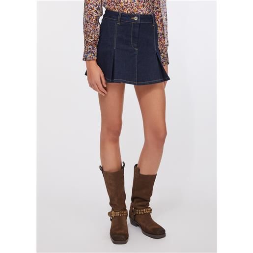 LIUJO liu jo minigonna in denim, lavaggio classico