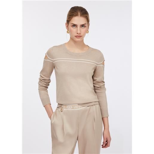 LIUJO liu jo maglia liu jo better, champagne