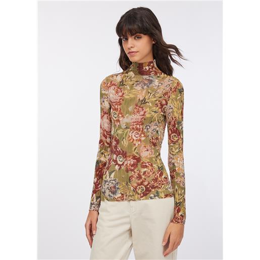 LIUJO liu jo lupetto con stampa, stampa sanderson