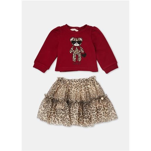 LIUJO liu jo completino da bambina, rosso