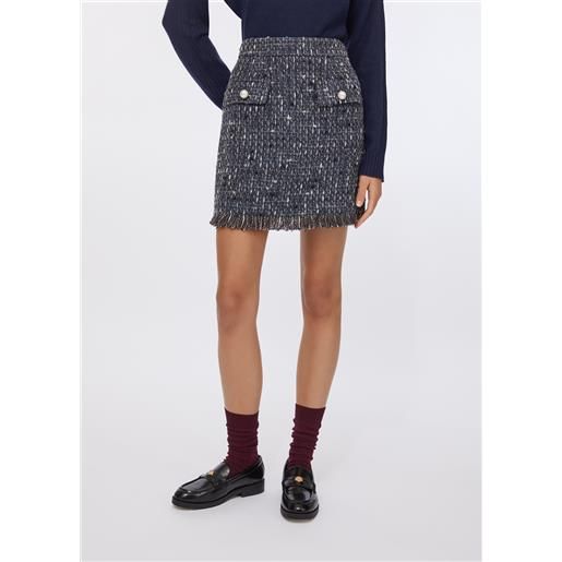 LIUJO liu jo minigonna in bouclé, blu