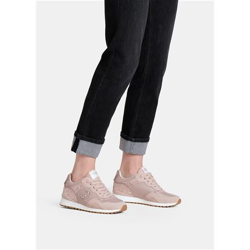 LIUJO liu jo sneakers glitter e mesh, rosa