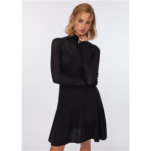 LIUJO liu jo abito in lana e alpaca, nero