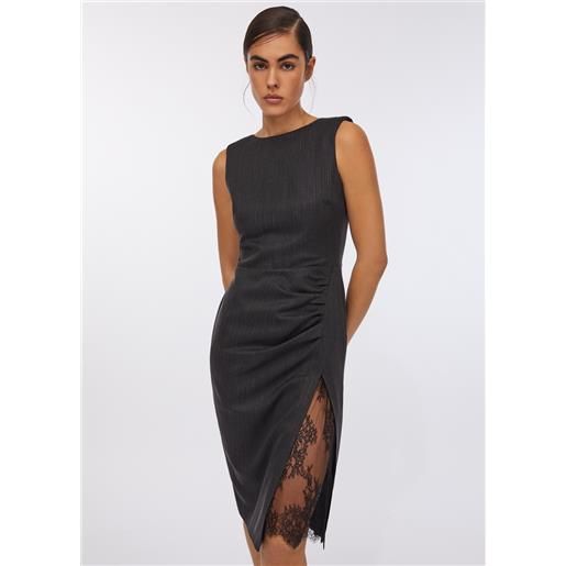 LIUJO liu jo abito gessato con pizzo, gessato lavagna