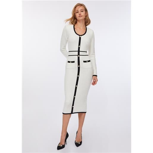 LIUJO liu jo abito in lurex®, bianco