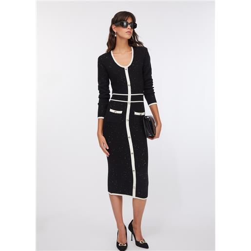 LIUJO liu jo abito in lurex®, nero