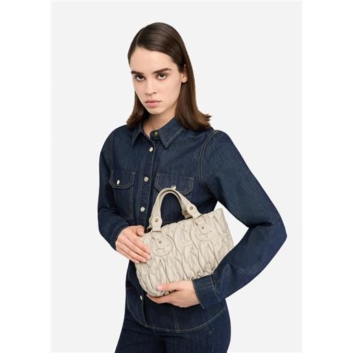 LIUJO liu jo borsa piccola matelassé, bianco