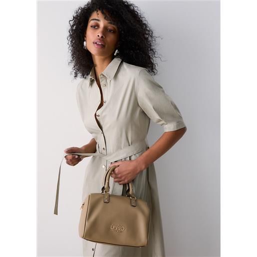 LIUJO liu jo borsa satchel piccola, fango