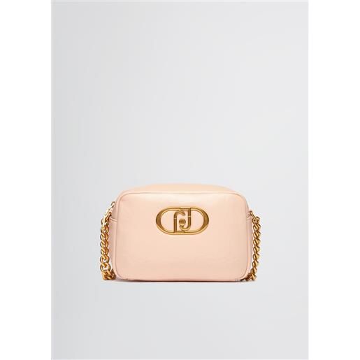 LIUJO liu jo borsa a tracolla lapuffy media, rosa cipria