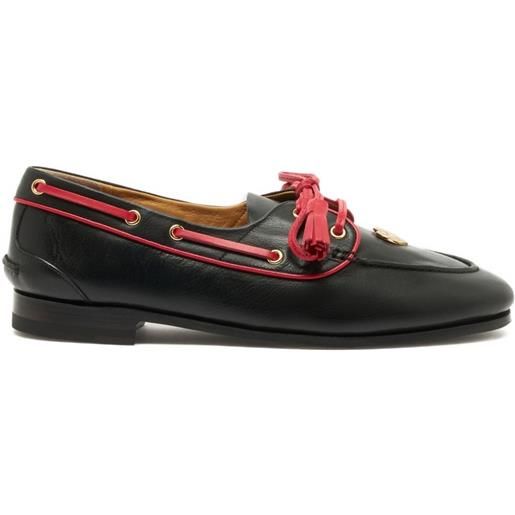 Bally stringate con dettaglio in metallo - nero