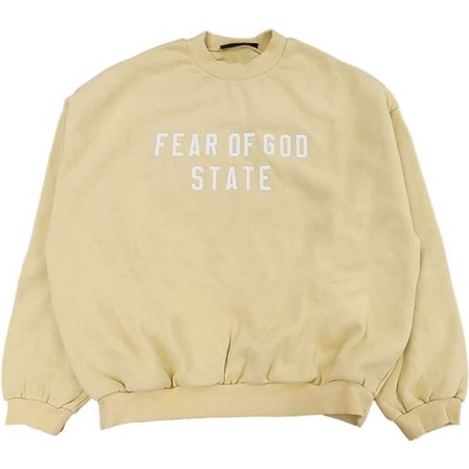 FEAR OF GOD ESSENTIALS felpa con stampa - toni neutri