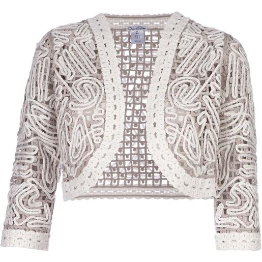 Oscar de la Renta bolero - bianco