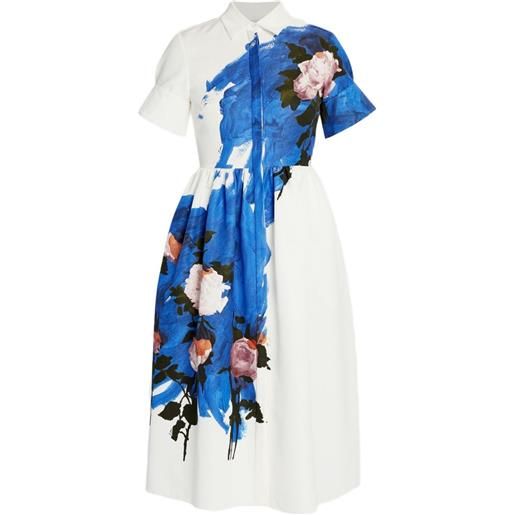 ERDEM chemisier a fiori - bianco