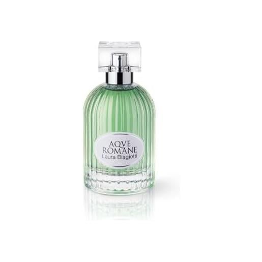 Laura Biagiotti - aqve romane divinum ficus eau de toilette 100 ml - profumo donna - fragranza agrumata e legnosa - note frizzanti e vivaci- iconico flacone ispirato ai templi romani