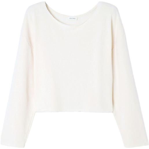 American Vintage maglia ofybow donna shortbread melange