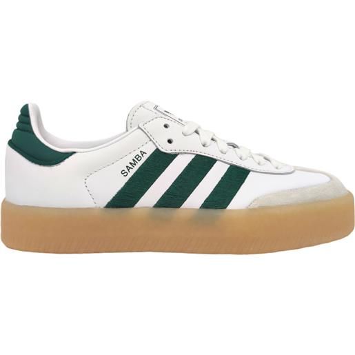Adidas scarpe samba donna cloud white/collegiate green/gum