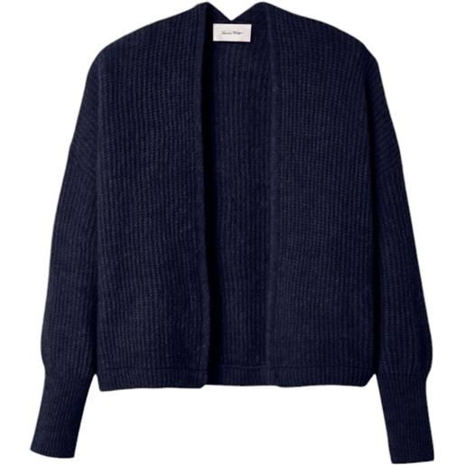 American Vintage maglia east donna navy melange