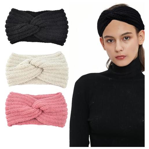 Fascia Per Capelli Incrociata, In Morbido Pile, Da Donna | Merceria E Tessuti - Foto 3