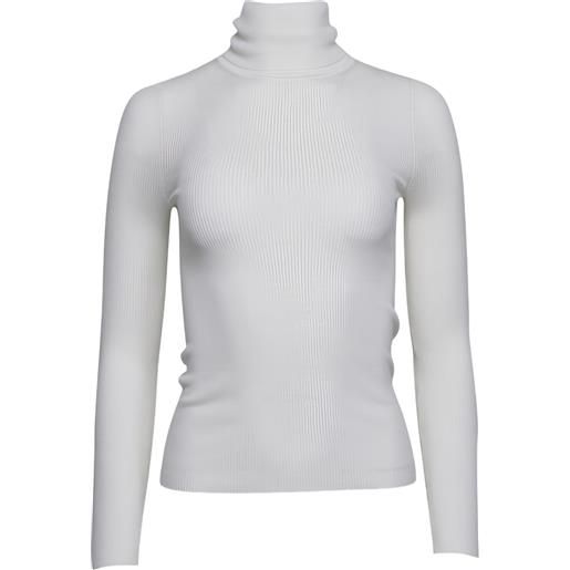TWP top a collo alto - bianco