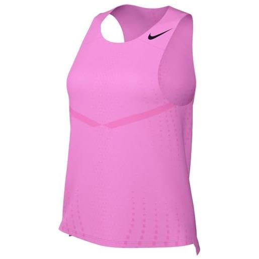NIKE dm7551-606 w nk dfadv aroswft singlet t-shirt donna pinksicle/black m