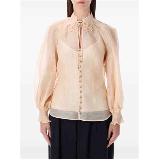 ZIMMERMANN camicia rebellion - toni neutri