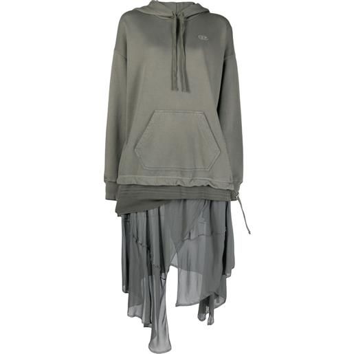 Diesel abito con cappuccio - verde