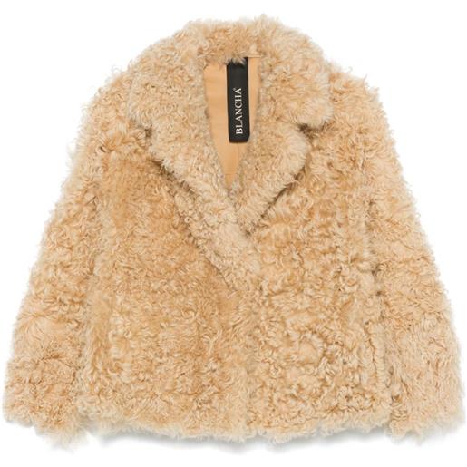 Blancha giacca in shearling - marrone