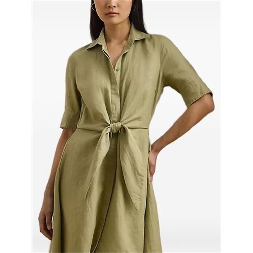Lauren Ralph Lauren chemisier con nodo - verde