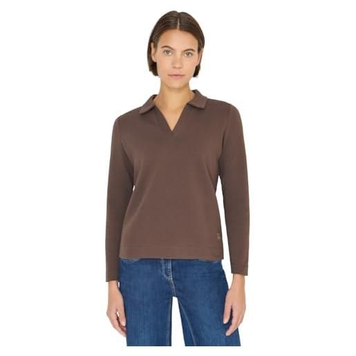 Cecil polo in tinta unita fountain blue xxl