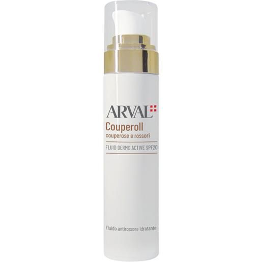 Arval couperoll - fluid dermo active spf 20 - fluido antirossore idratante 50 ml - 50 ml