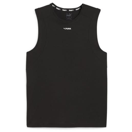 PUMA fit triblend sleeveless tank, cisterna adulti unisex, black, xl